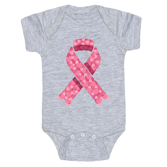 Pink Ribbon Baby One-Piece