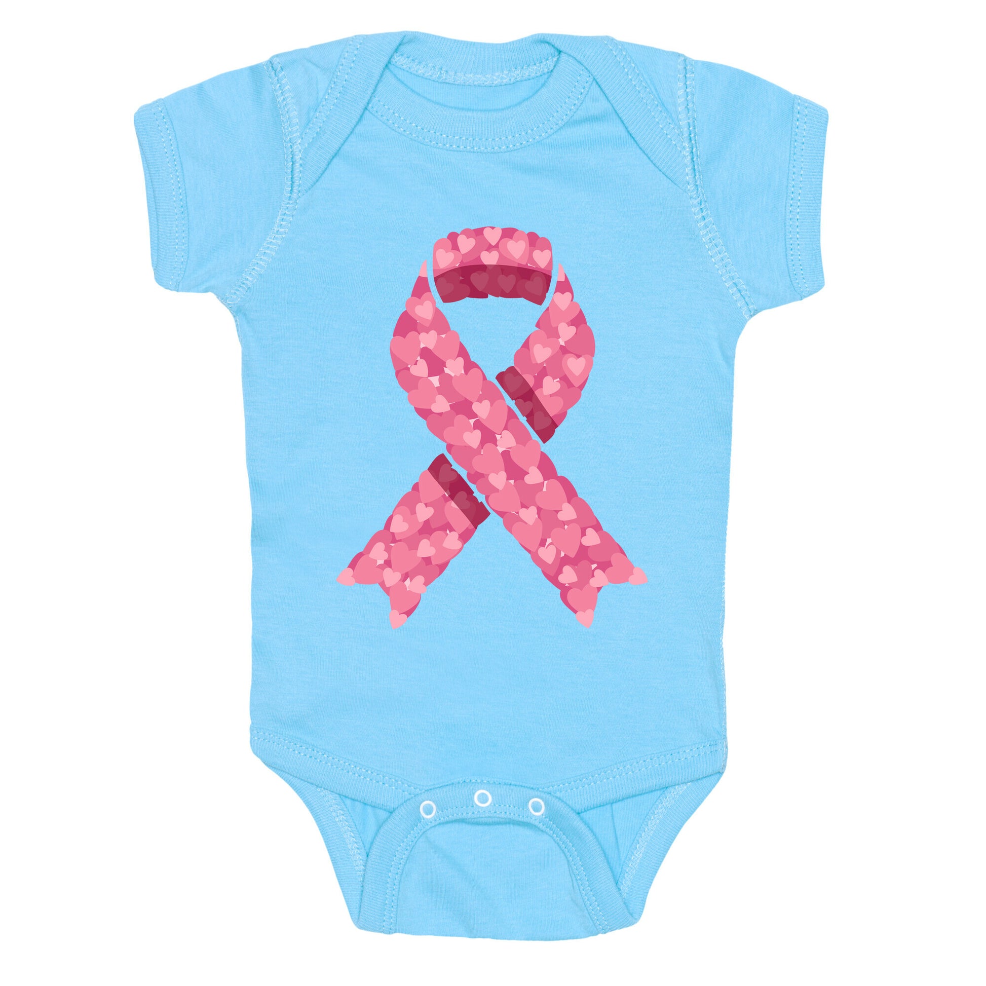 Pink Ribbon Baby One-Piece