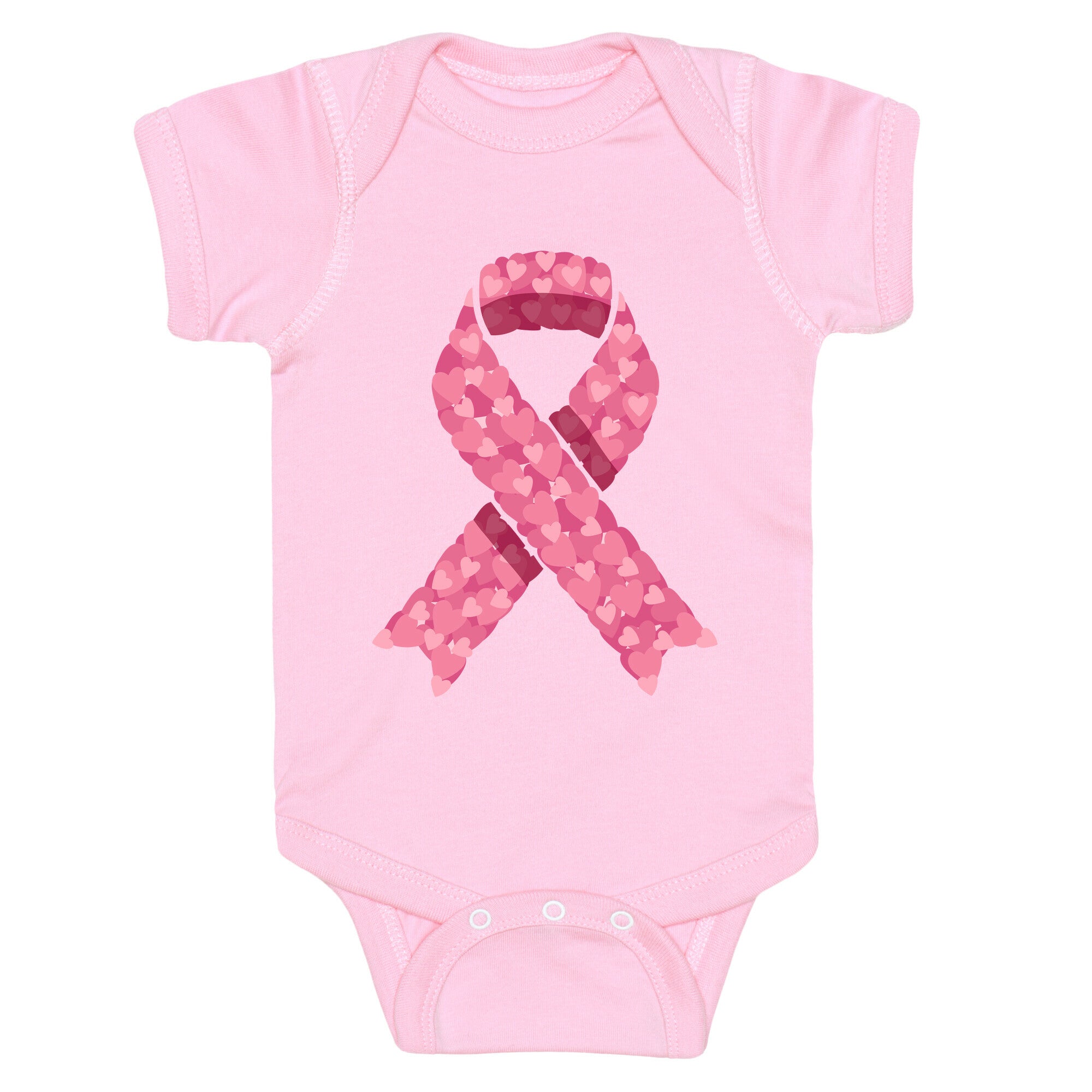 Pink Ribbon Baby One-Piece