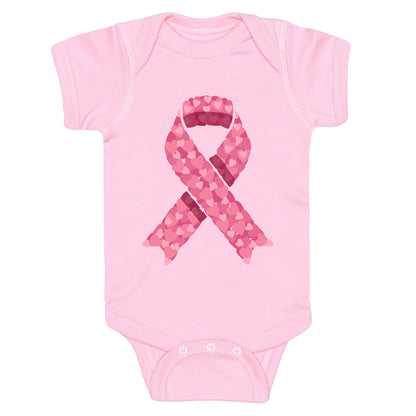 Pink Ribbon Baby One-Piece