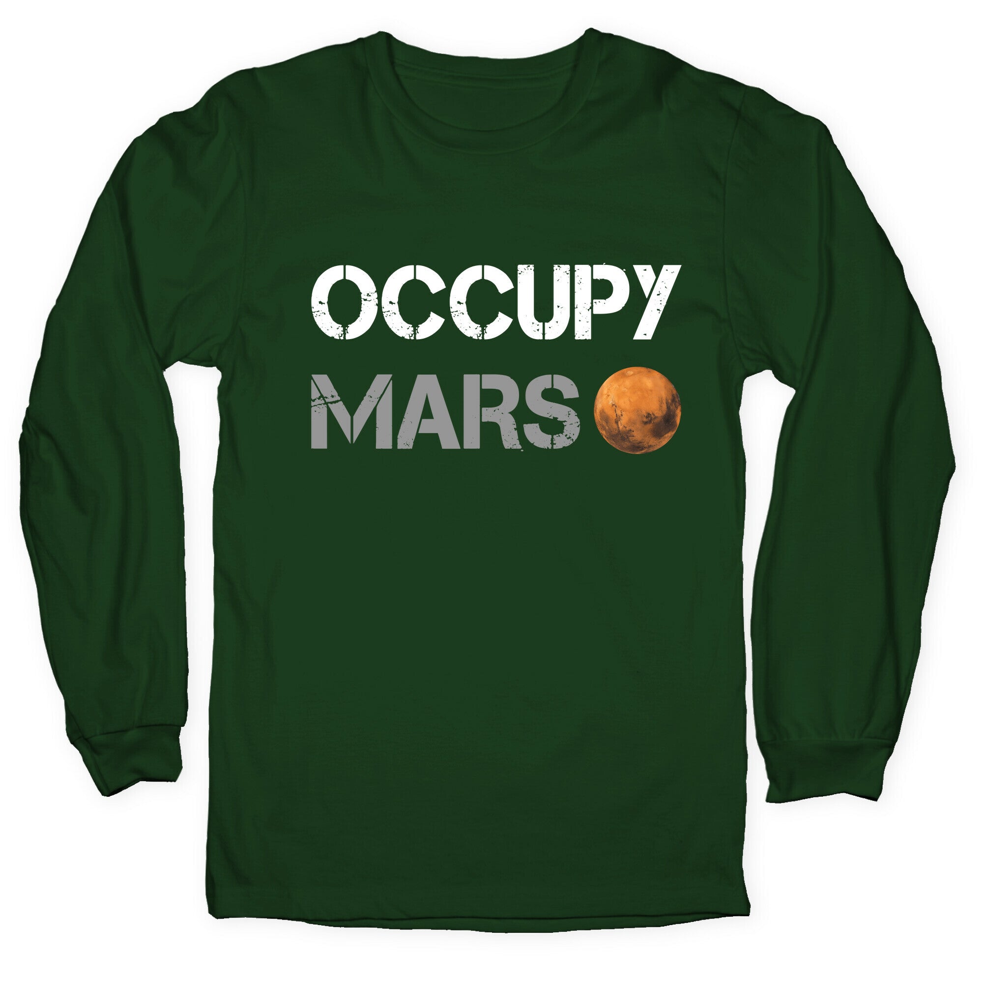 Occupy Mars Longsleeve Tee