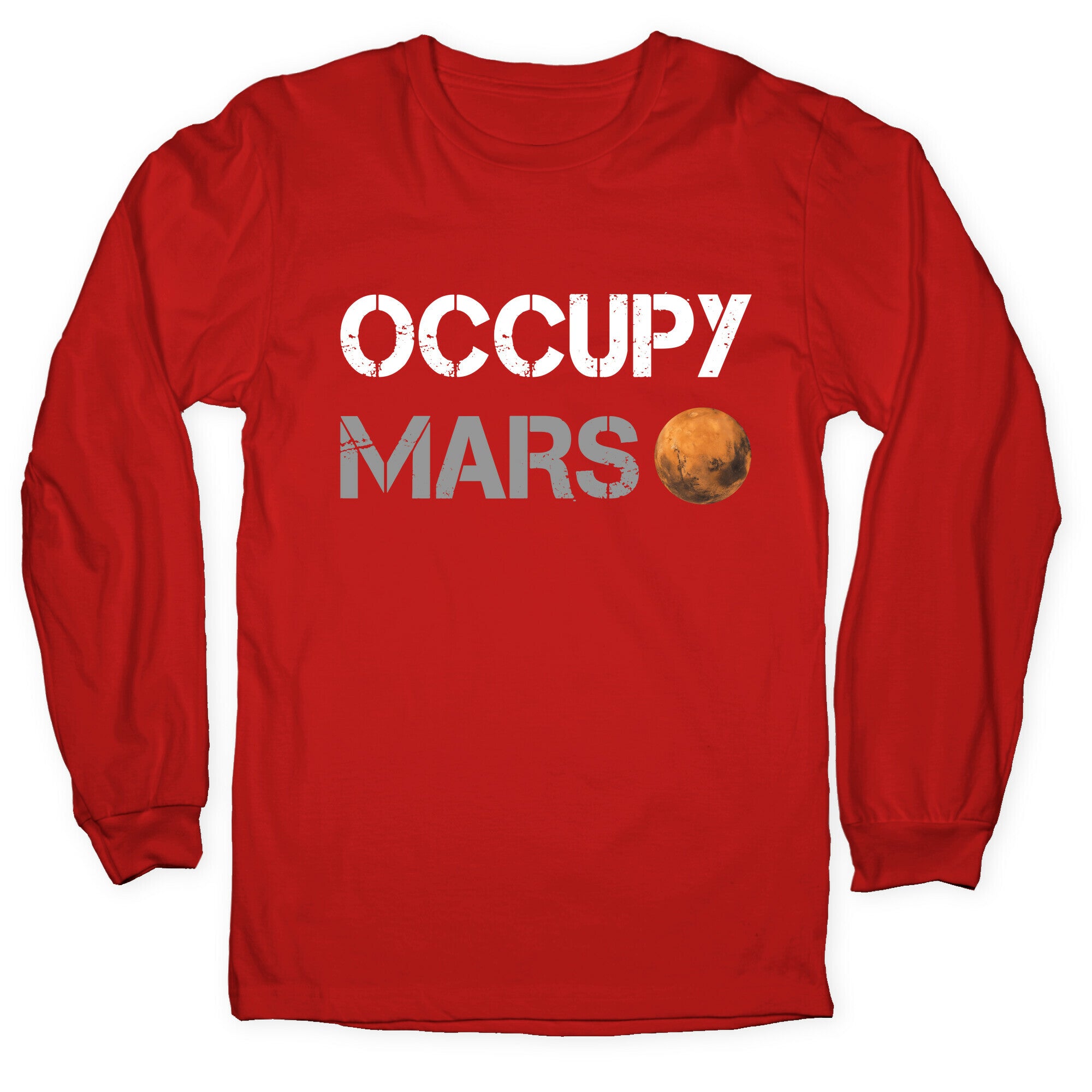 Occupy Mars Longsleeve Tee