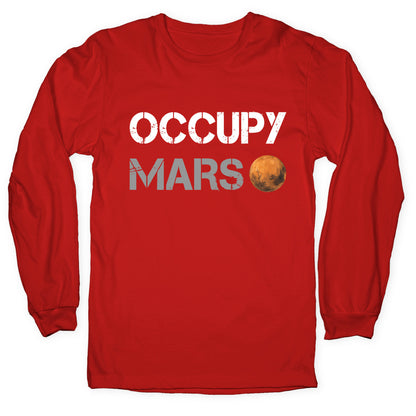 Occupy Mars Longsleeve Tee