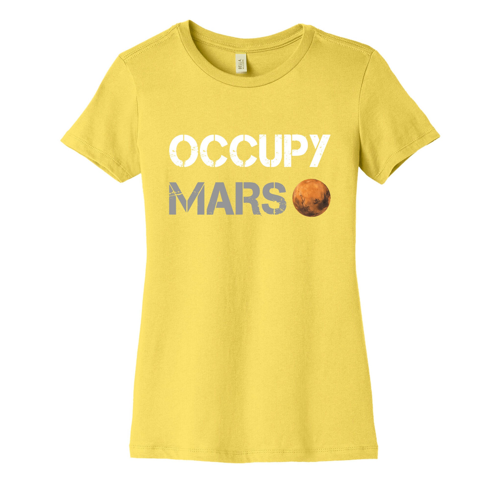 Occupy Mars Womens Cotton Tee