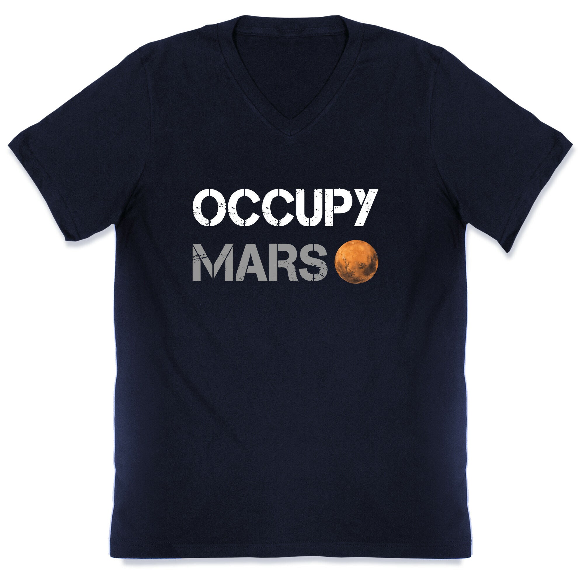 Occupy Mars V-Neck
