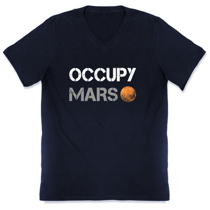 Occupy Mars V-Neck
