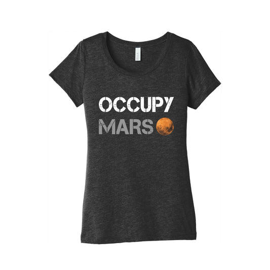 Occupy Mars Womens Triblend Tee