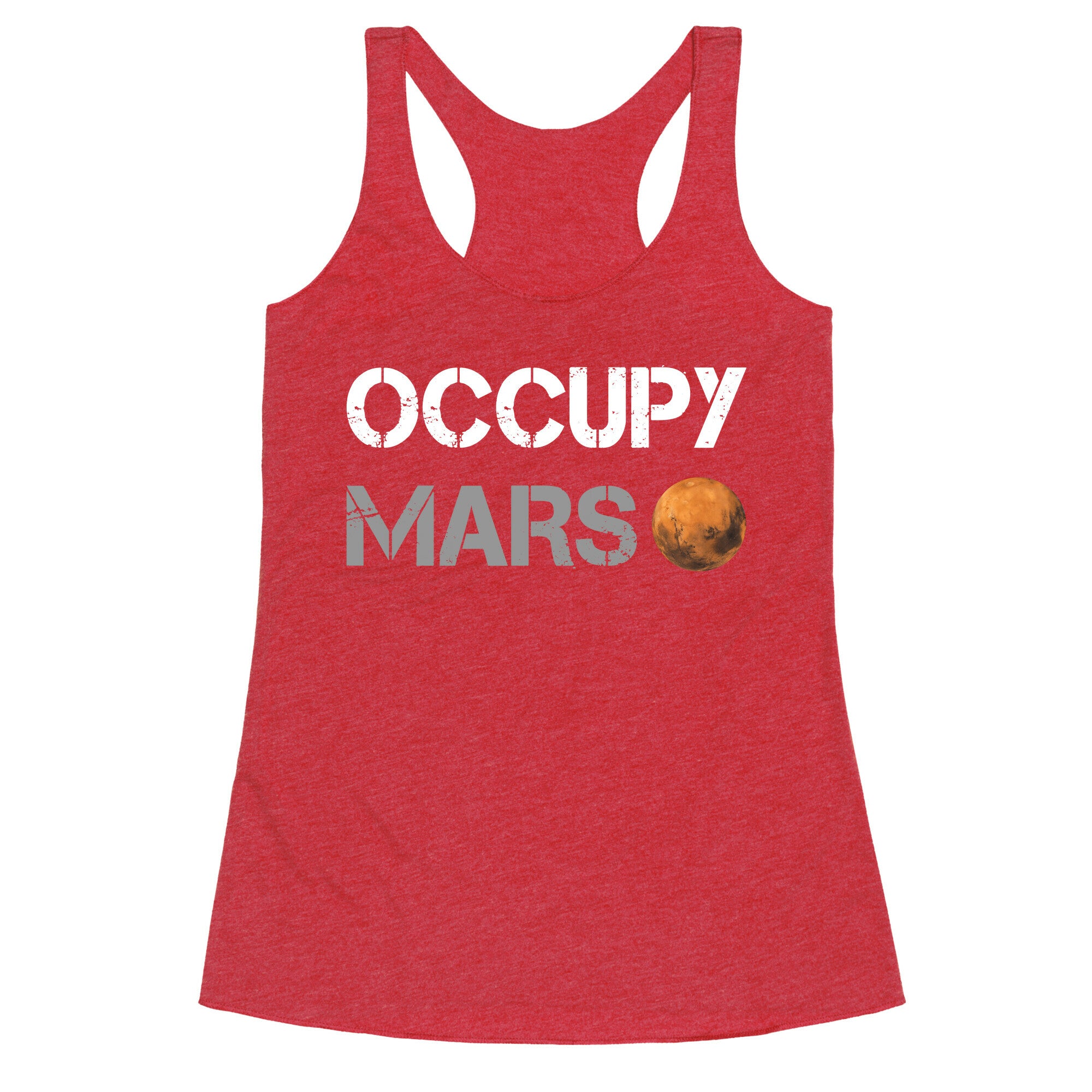 Occupy Mars Racerback Tank