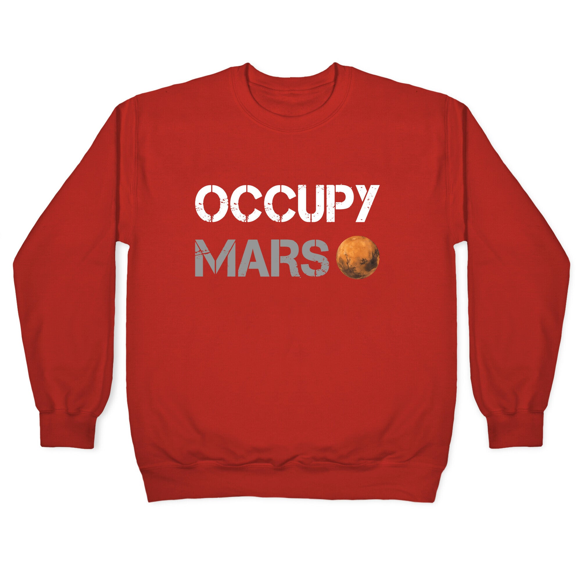 Occupy Mars Crewneck Sweatshirt