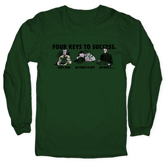 Four Keys to Success Longsleeve Tee