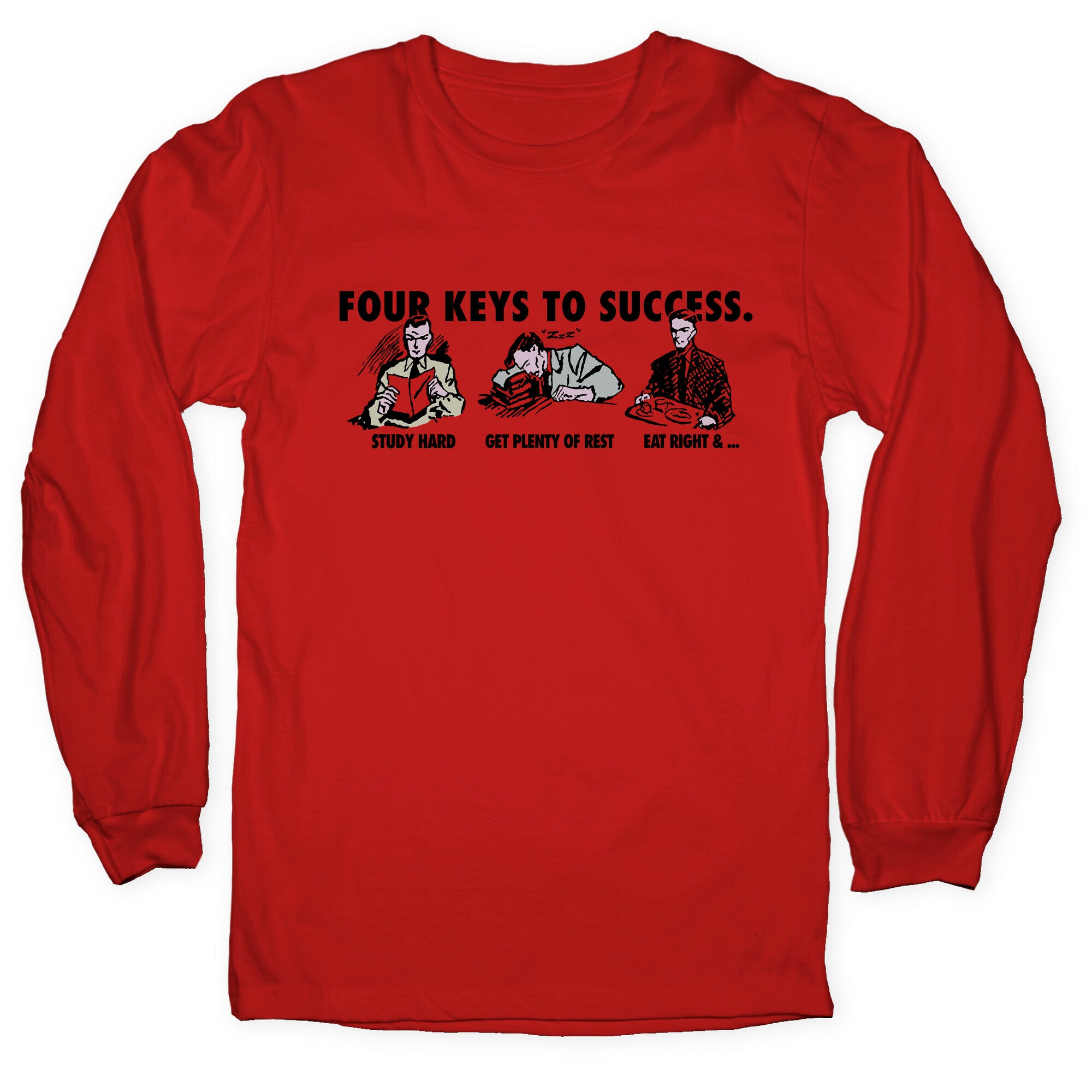 Four Keys to Success Longsleeve Tee