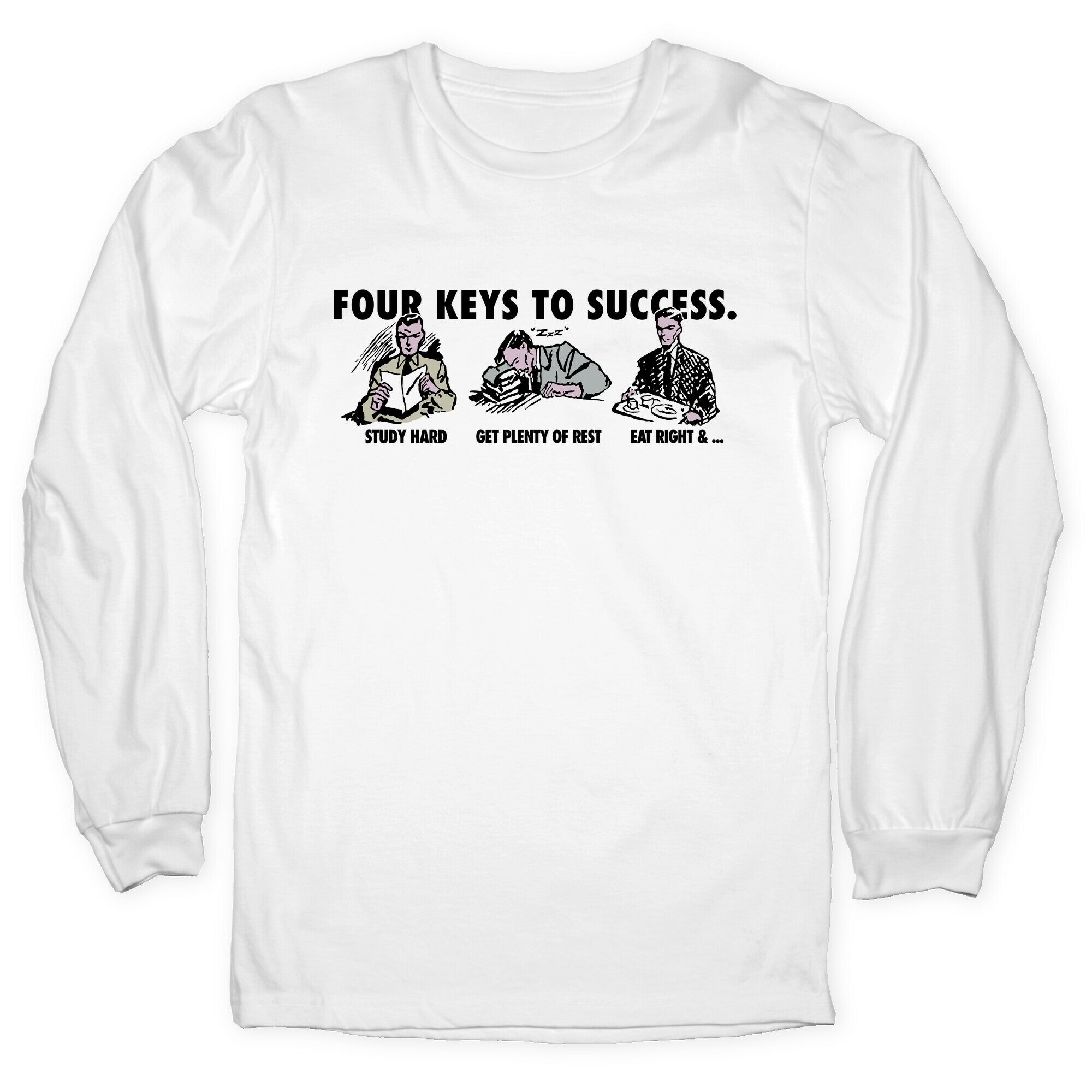 Four Keys to Success Longsleeve Tee