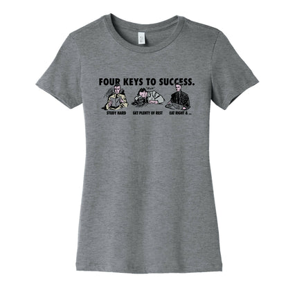 Four Keys to Success Womens Cotton Tee