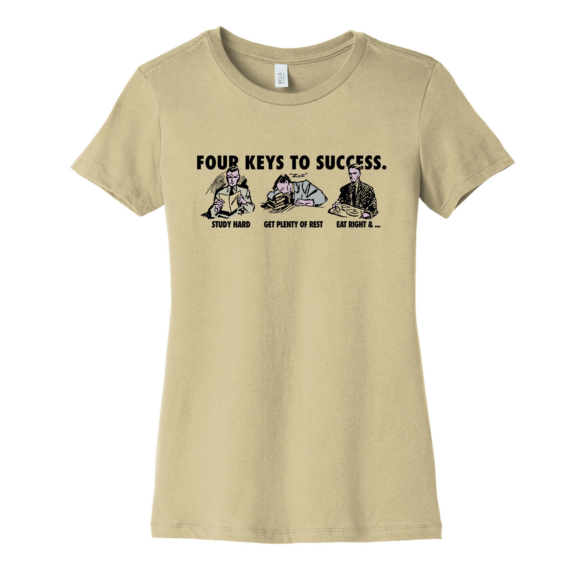 Four Keys to Success Womens Cotton Tee