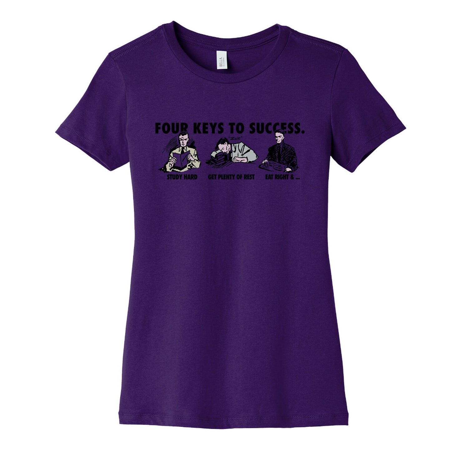 Four Keys to Success Womens Cotton Tee