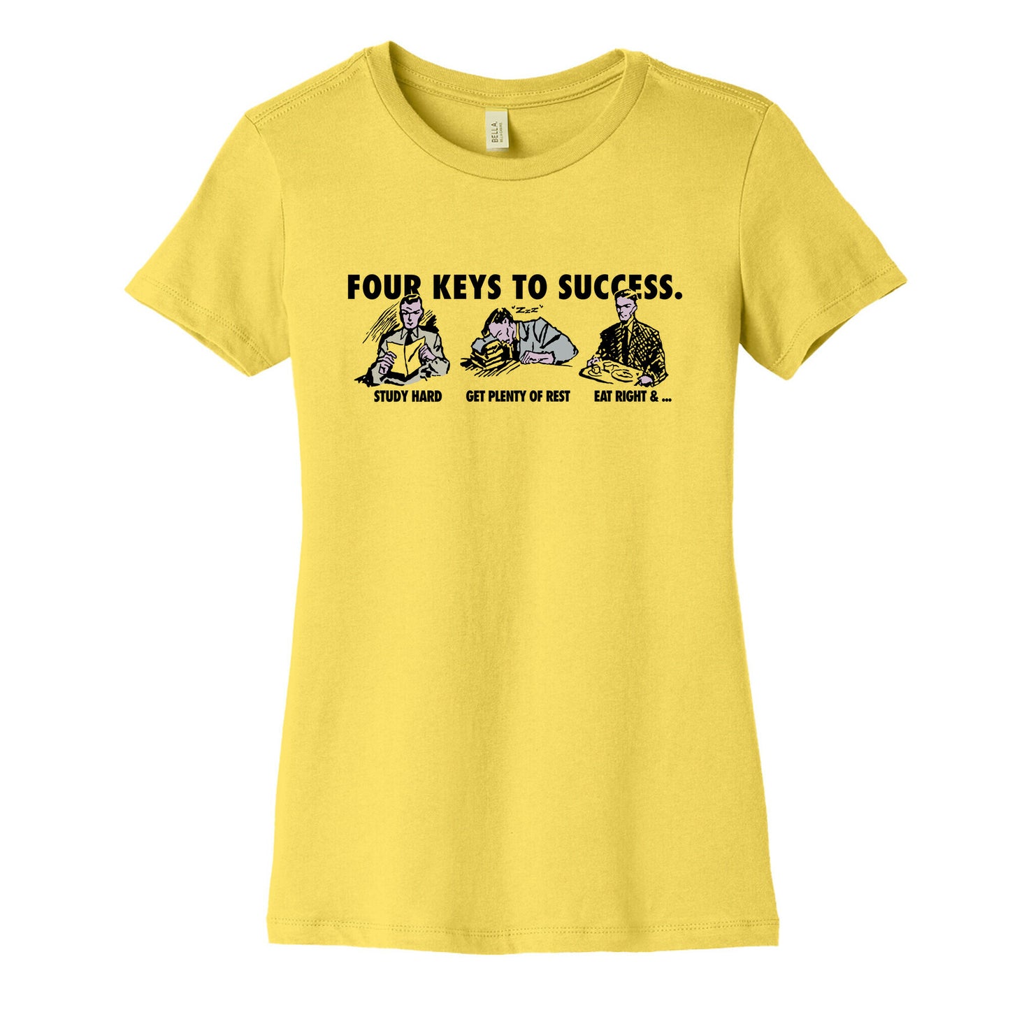 Four Keys to Success Womens Cotton Tee