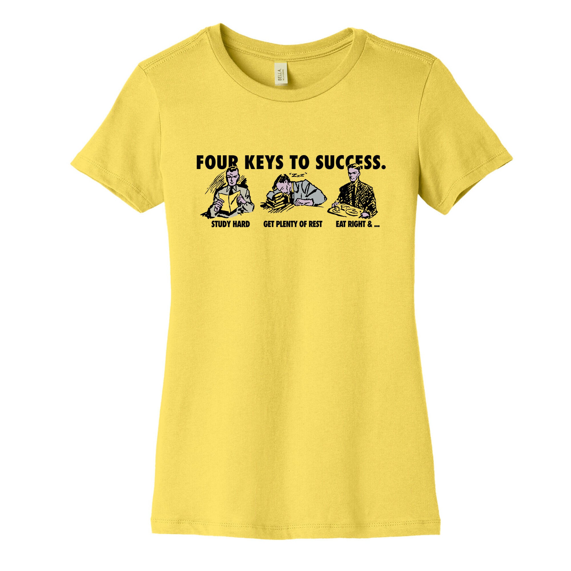 Four Keys to Success Womens Cotton Tee