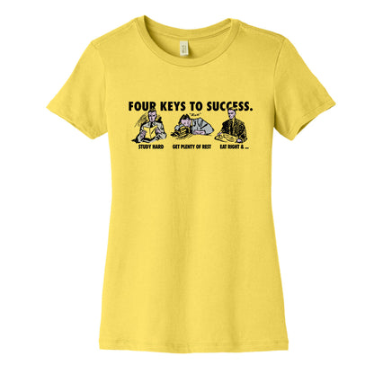 Four Keys to Success Womens Cotton Tee