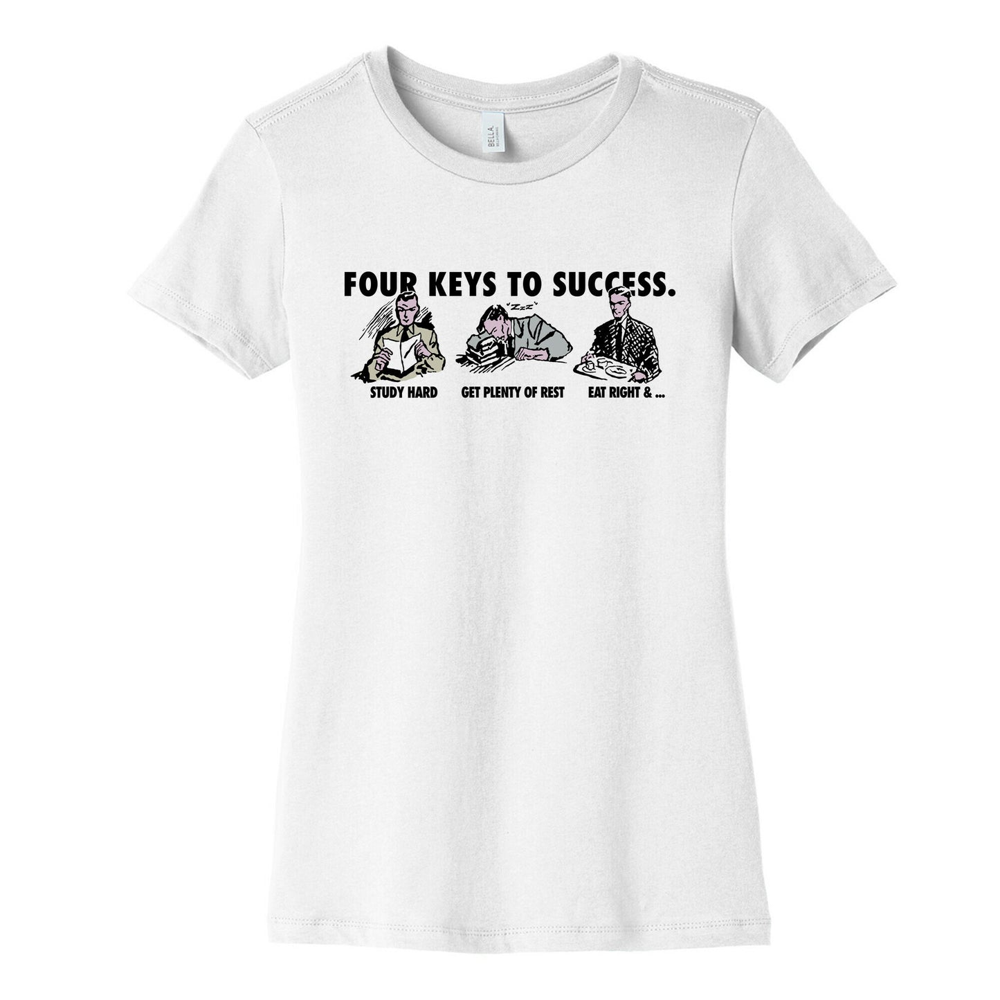 Four Keys to Success Womens Cotton Tee