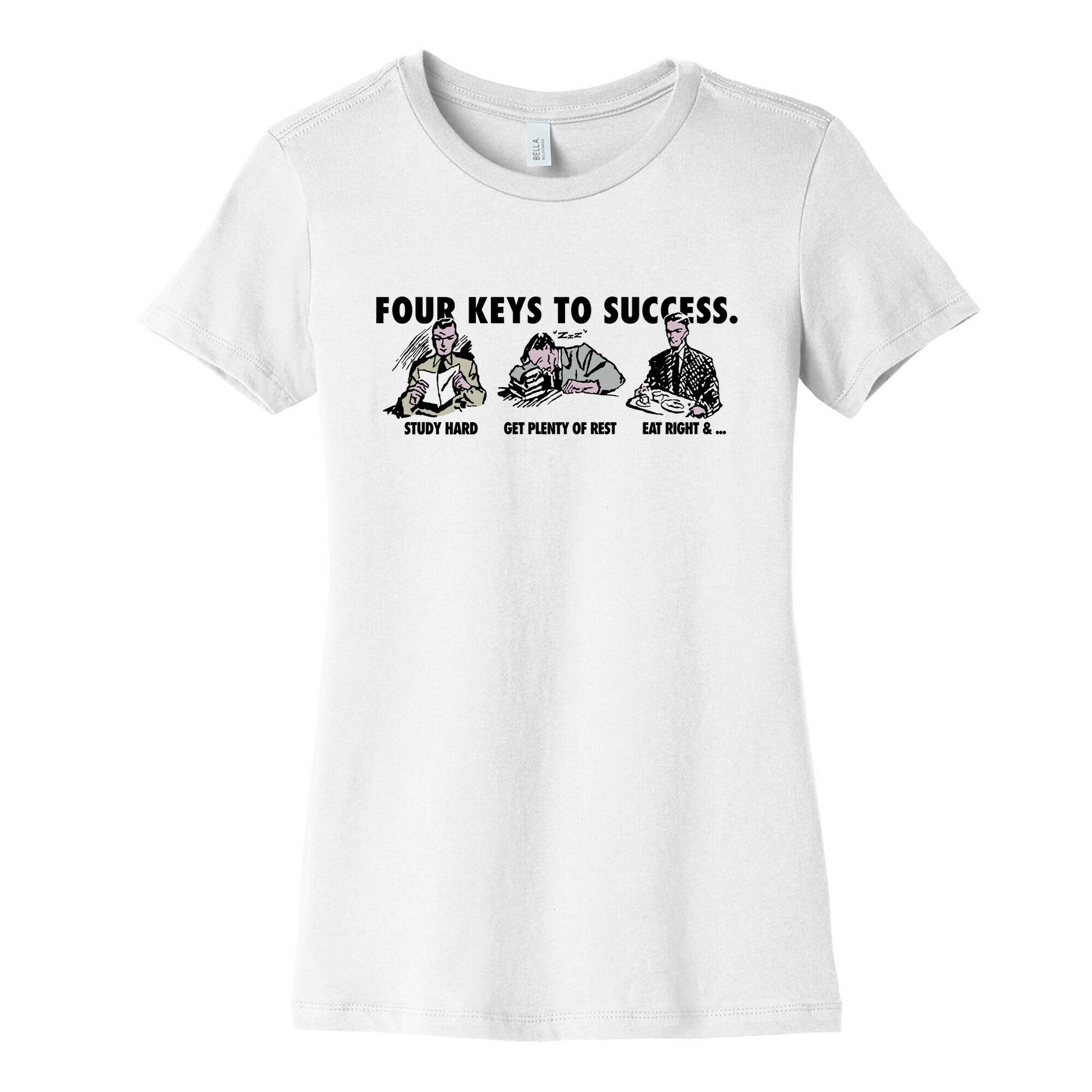 Four Keys to Success Womens Cotton Tee