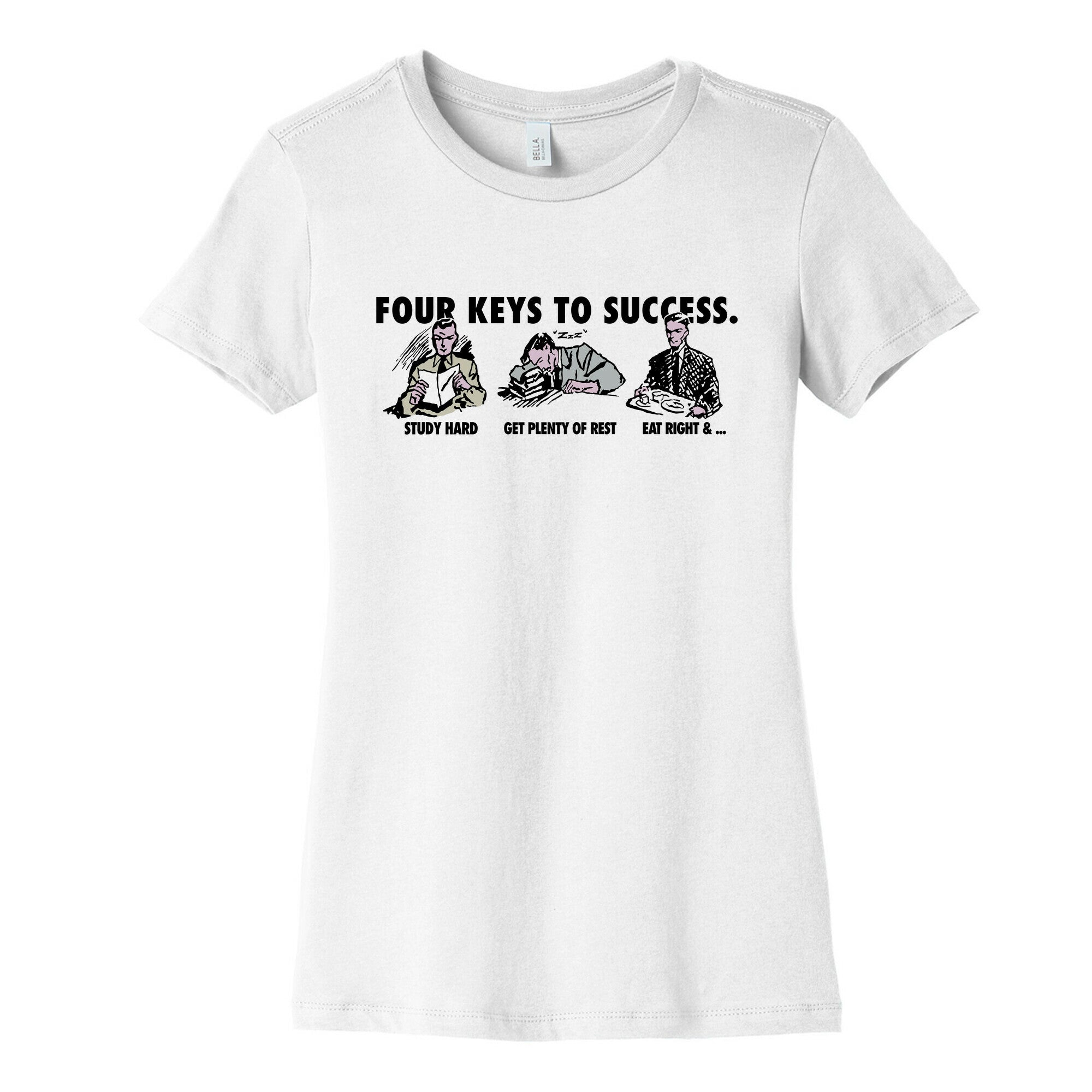 Four Keys to Success Womens Cotton Tee