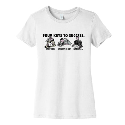 Four Keys to Success Womens Cotton Tee