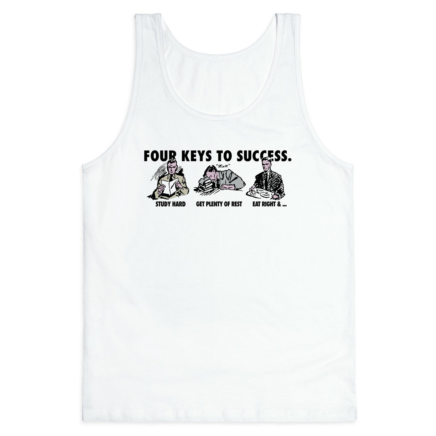 Four Keys to Success Tank Top