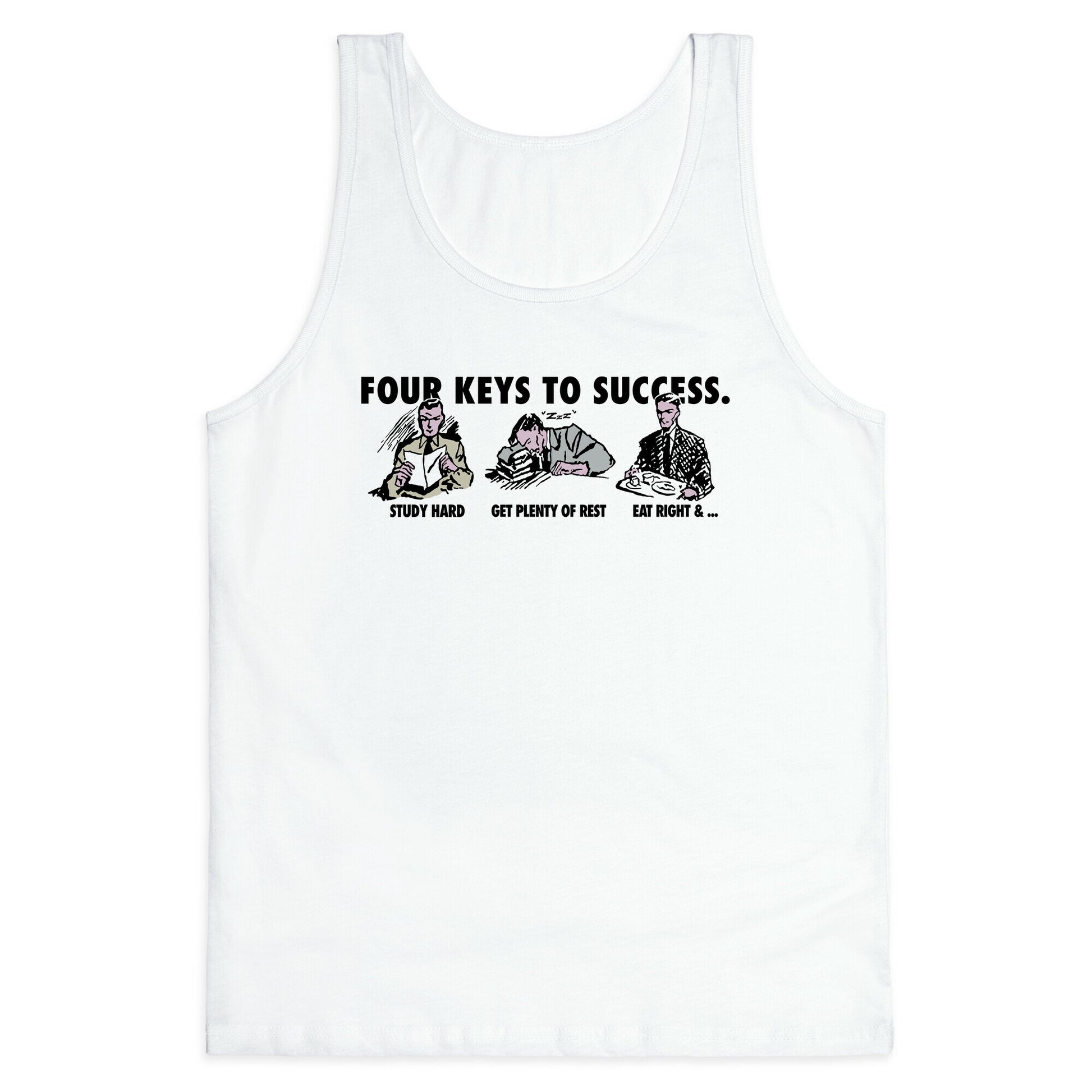 Four Keys to Success Tank Top