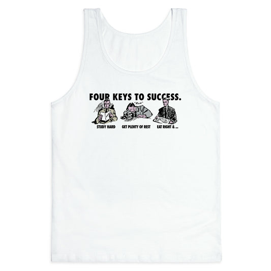Four Keys to Success Tank Top