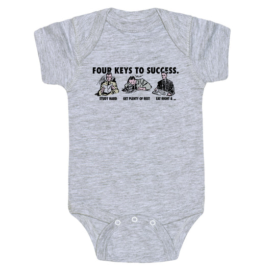 Four Keys to Success Baby One-Piece