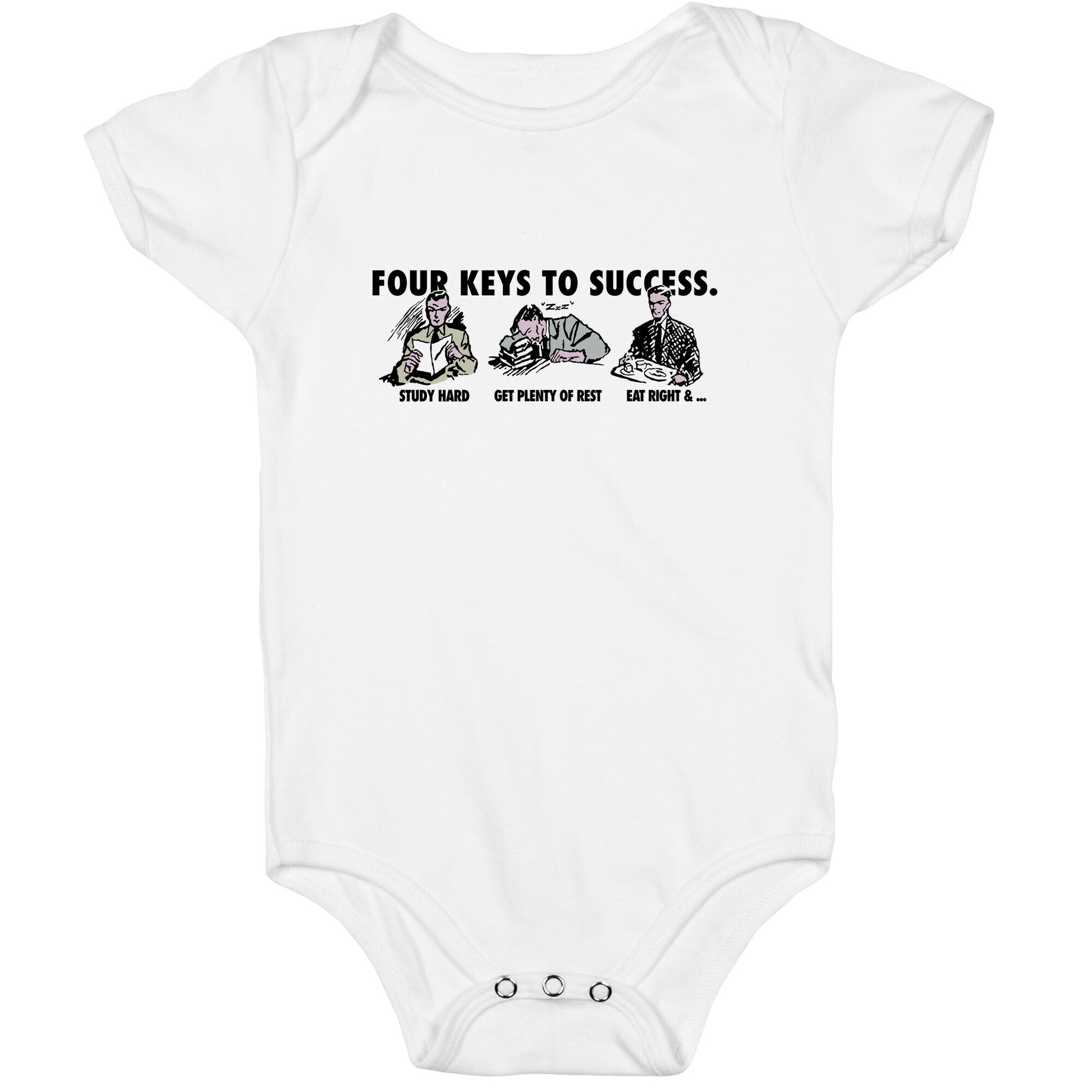 Four Keys to Success Baby One-Piece