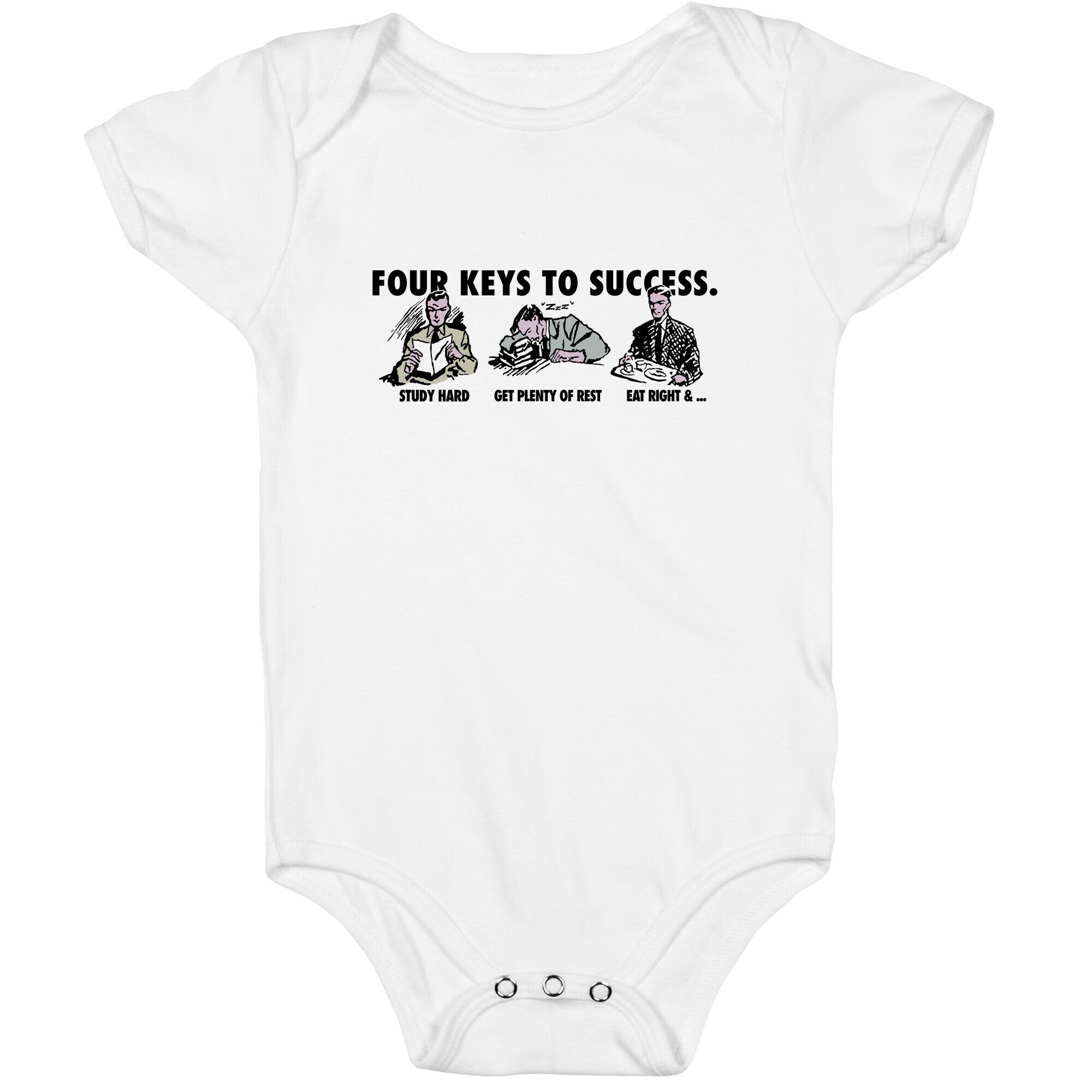 Four Keys to Success Baby One-Piece