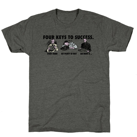 Four Keys to Success Unisex Triblend Tee