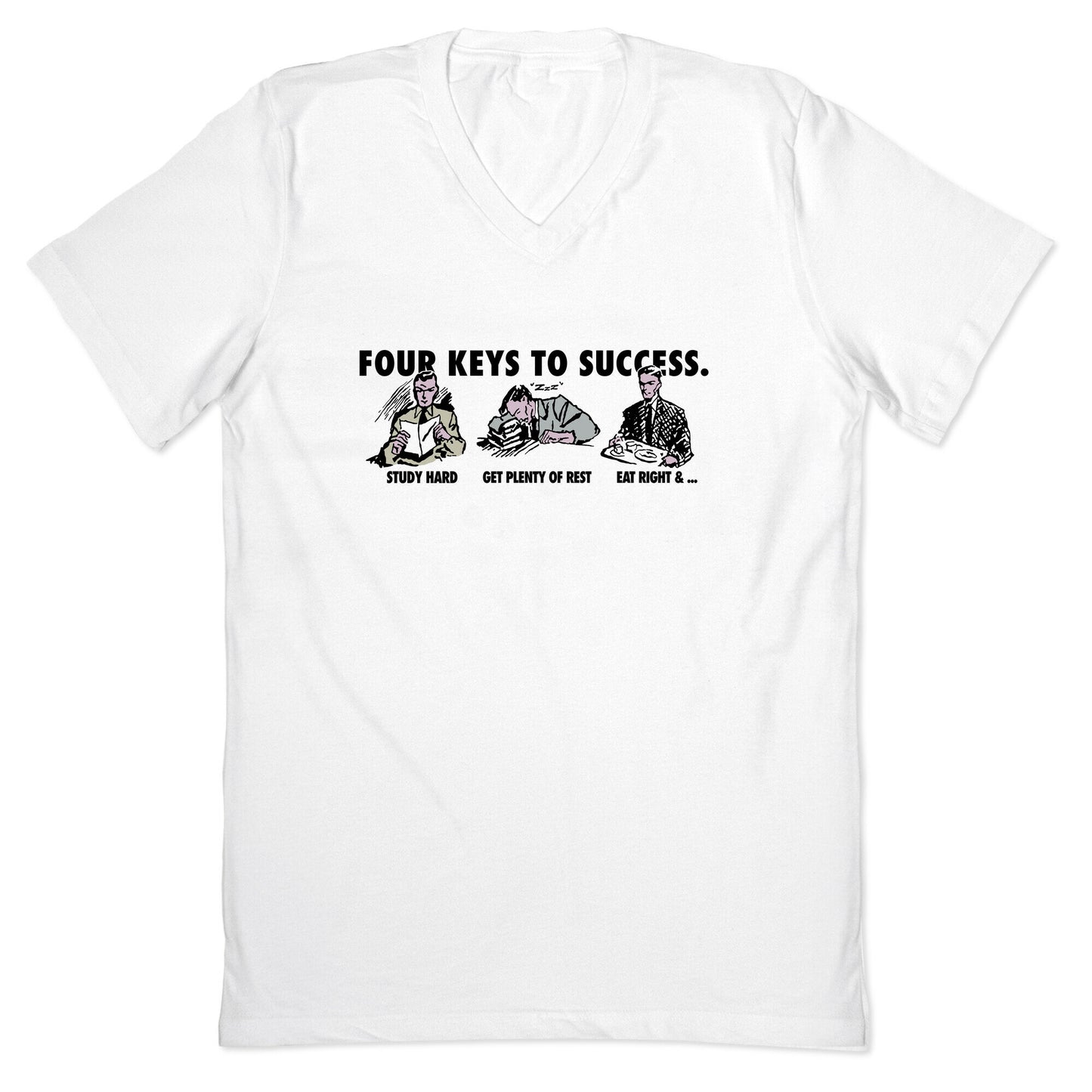 Four Keys to Success V-Neck