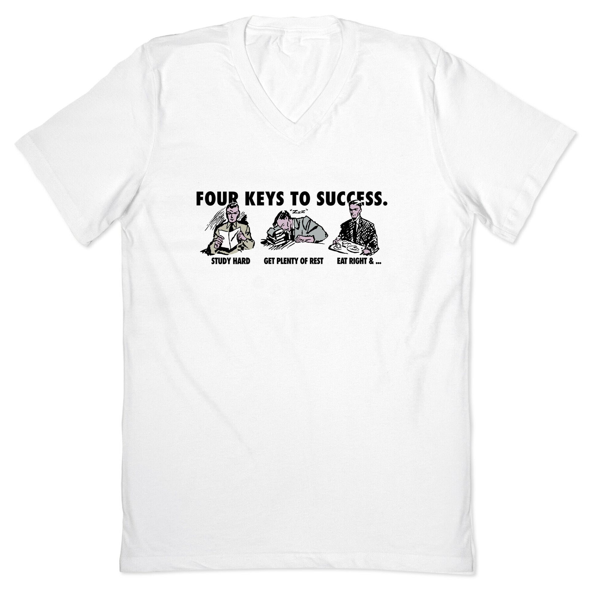 Four Keys to Success V-Neck