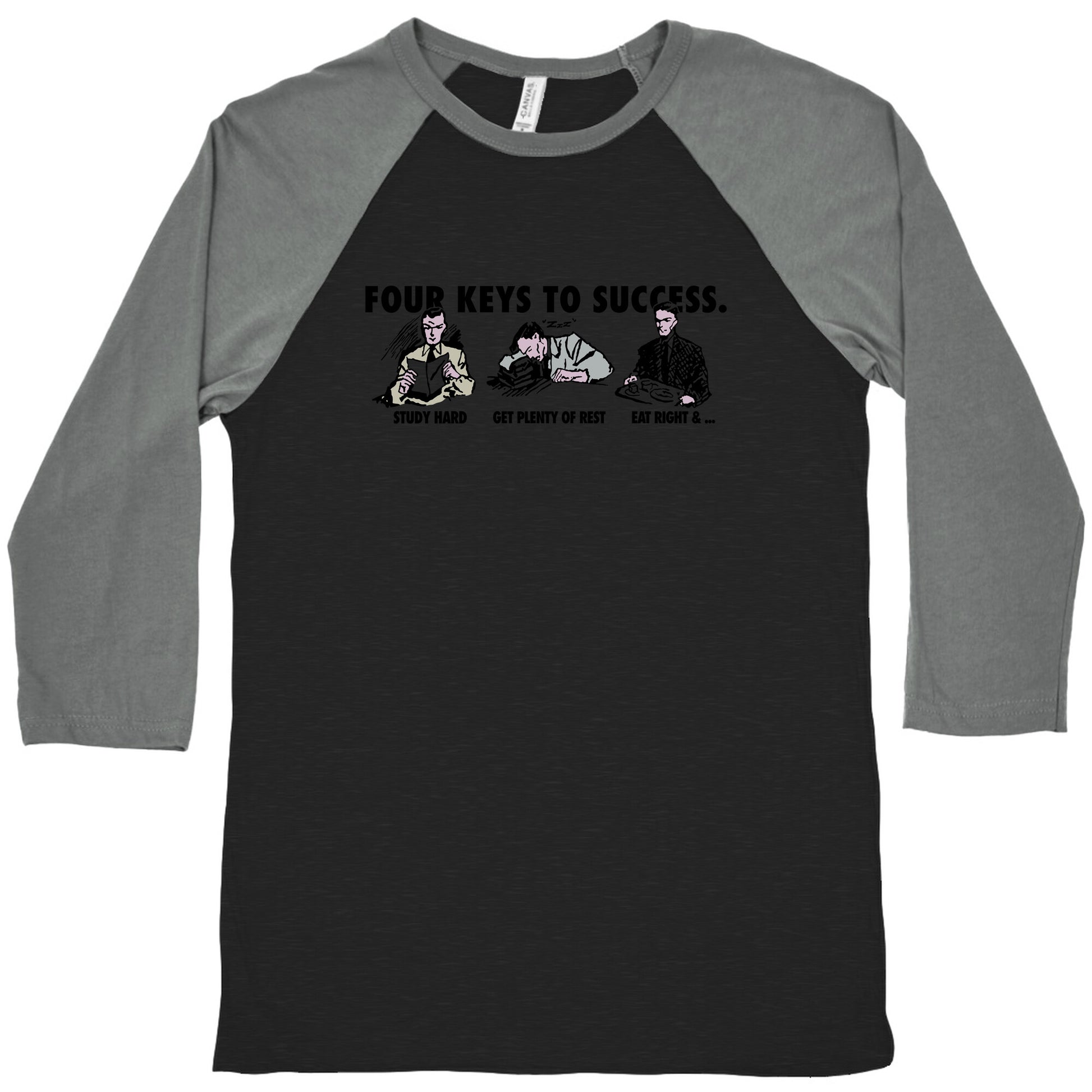 Four Keys to Success Baseball Tee