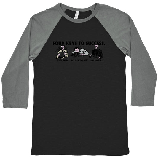 Four Keys to Success Baseball Tee