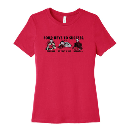 Four Keys to Success Womens Cotton Tee