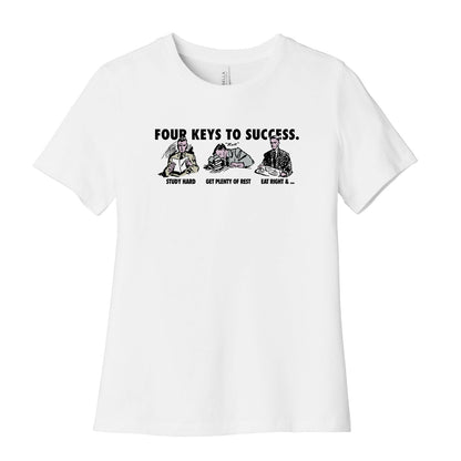 Four Keys to Success Womens Cotton Tee