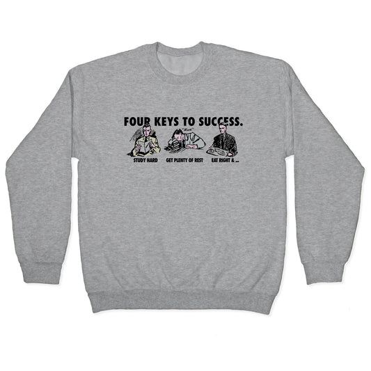 Four Keys to Success Crewneck Sweatshirt
