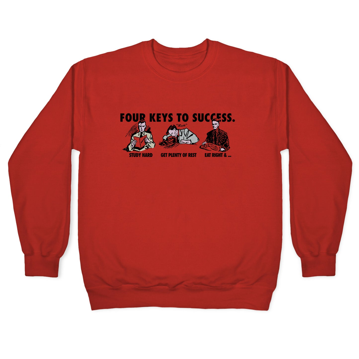 Four Keys to Success Crewneck Sweatshirt