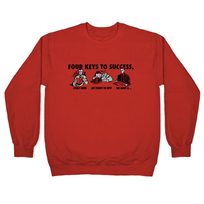 Four Keys to Success Crewneck Sweatshirt