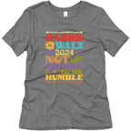 Harris Walz Not Aspiring To Be Humble Womens Triblend Tee