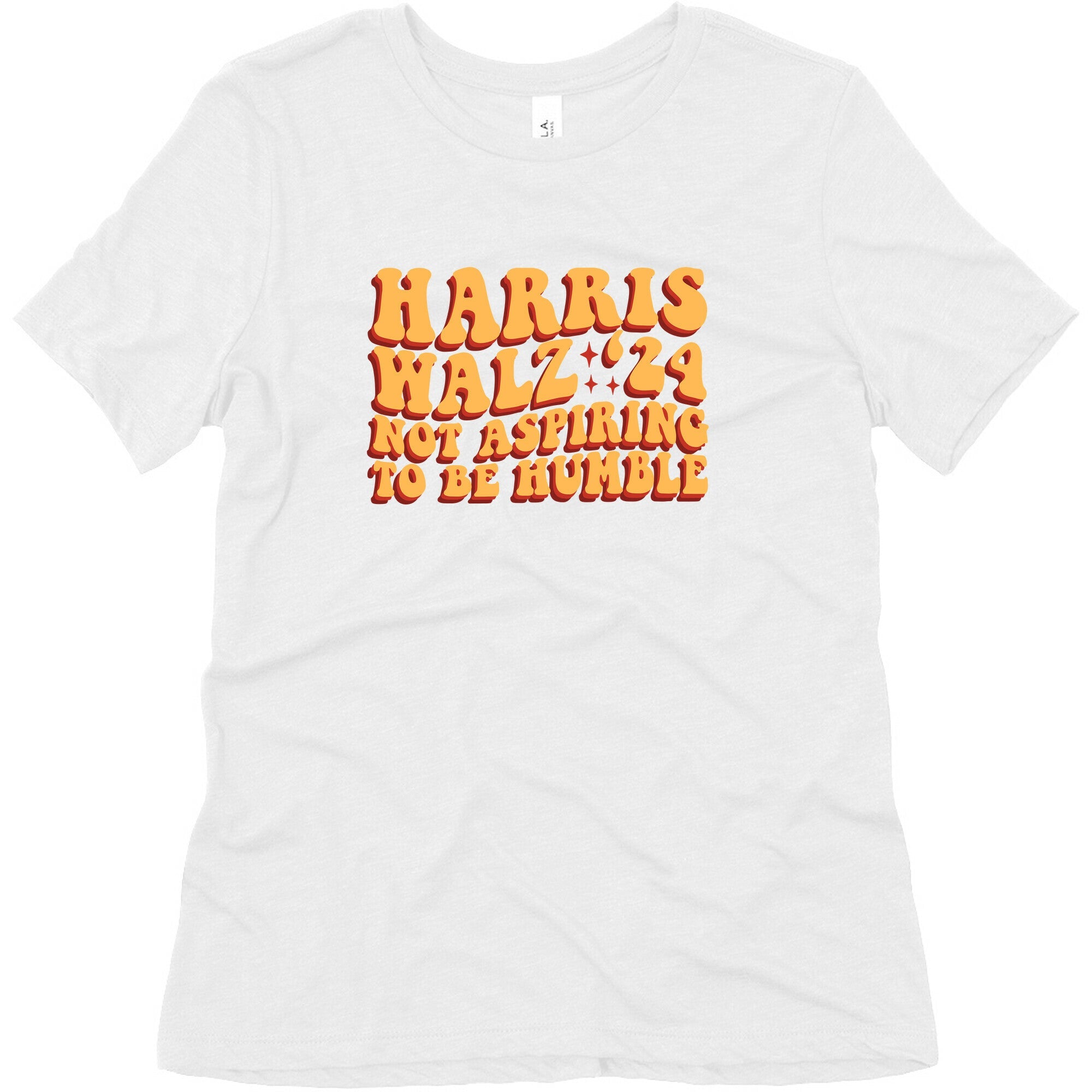 Kamala Not Aspiring To Be Humble Womens Triblend Tee