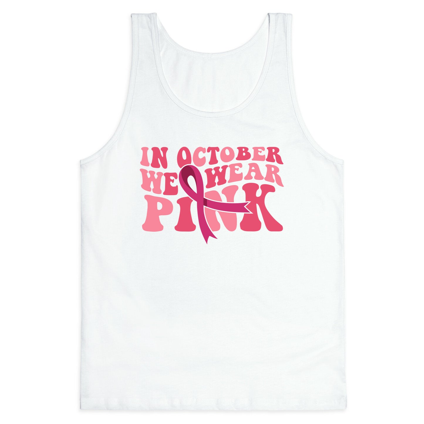 Pink Ribbon Breast Cancer Awareness Tank Top