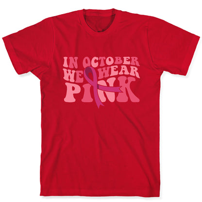 Pink Ribbon Breast Cancer Awareness T-Shirt
