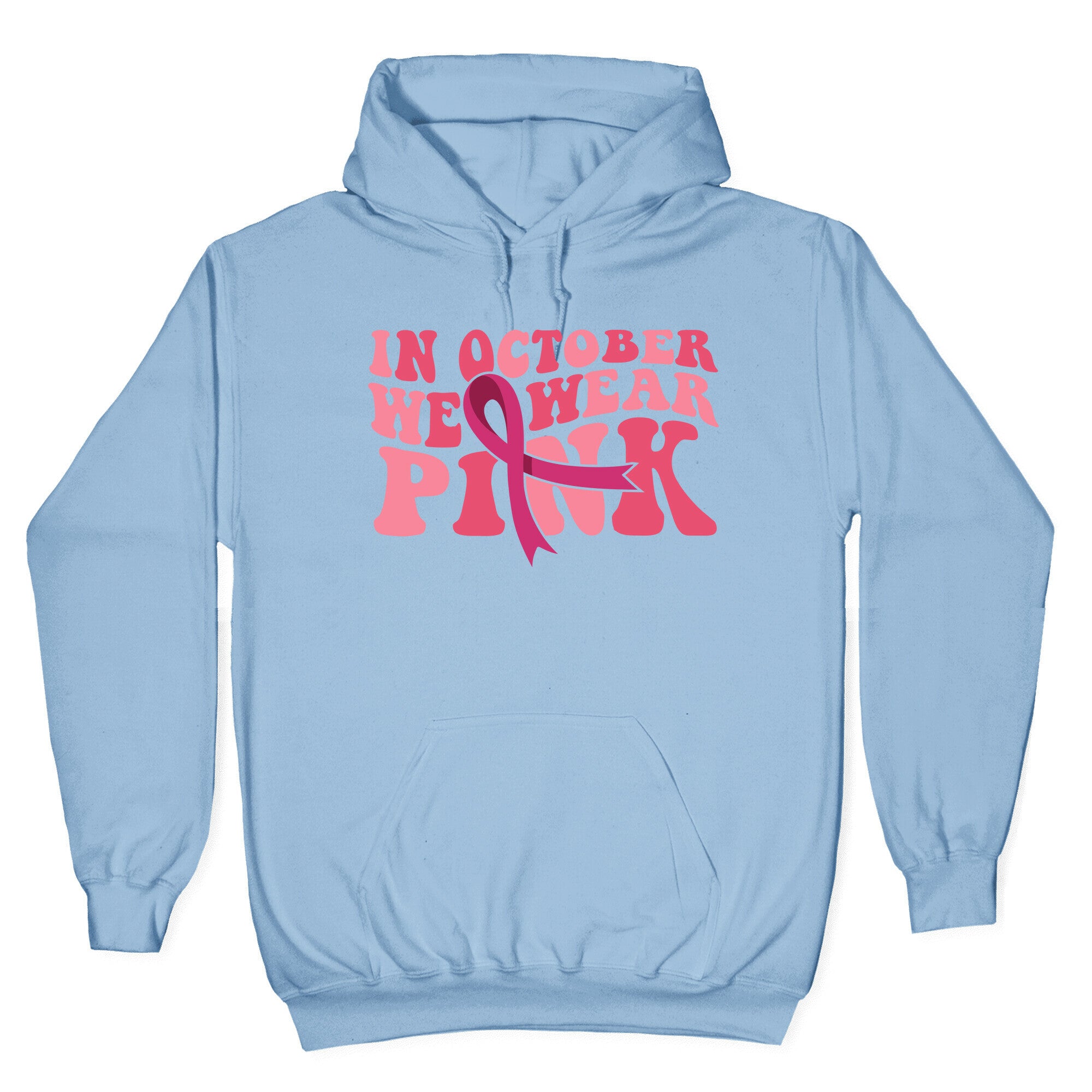 Pink Ribbon Breast Cancer Awareness Hoodie