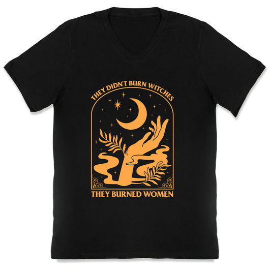 They Didnt Burn Witches V-Neck