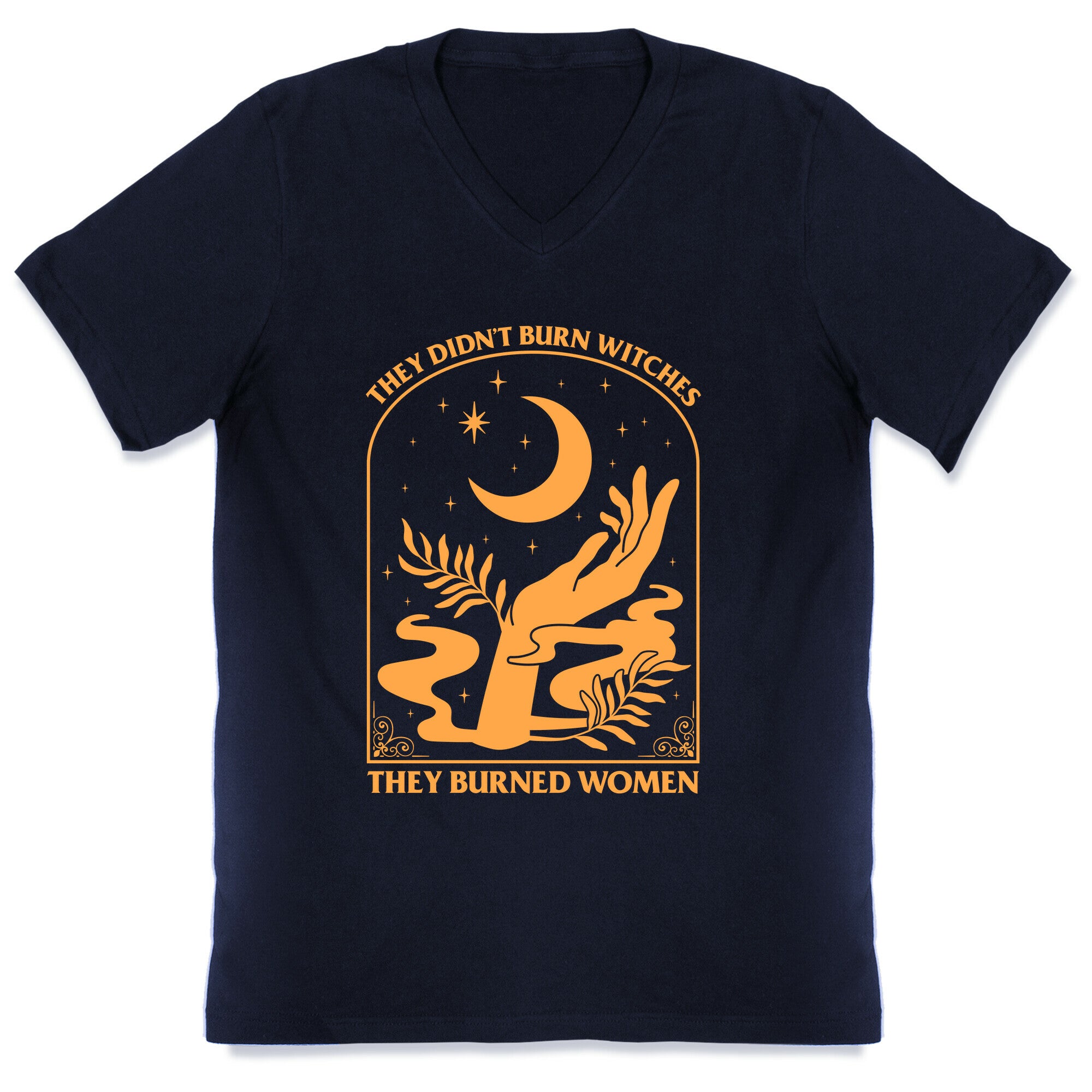 They Didnt Burn Witches V-Neck