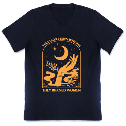 They Didnt Burn Witches V-Neck
